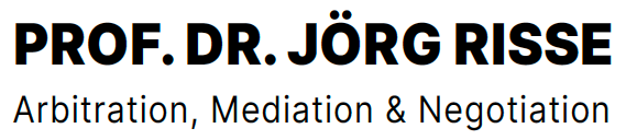 Prof. Dr. Jörg Risse – Arbitration, Mediation & Negotiation